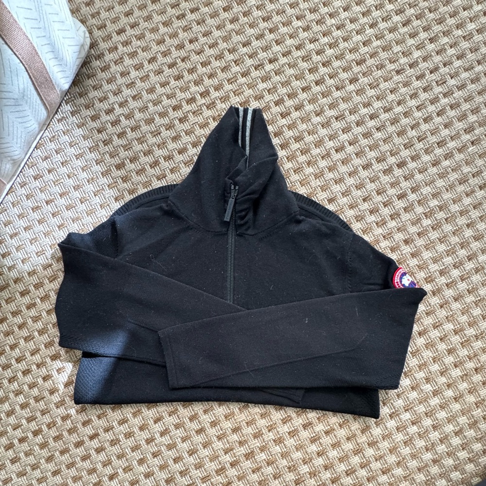 Canada Goose Fairhaven ¼ Zip Sweater black size L. Barely worn